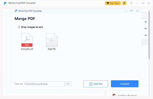 Fusionar PDF