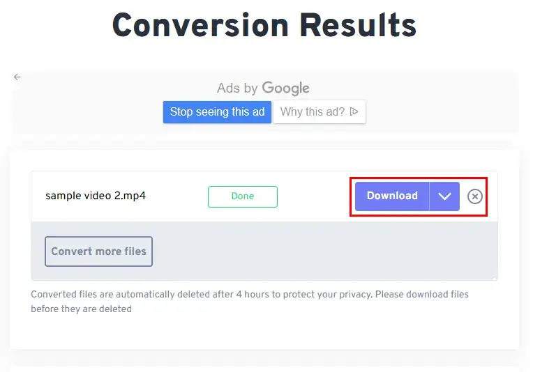 how to convert mp4 to mov in freeconvert 2