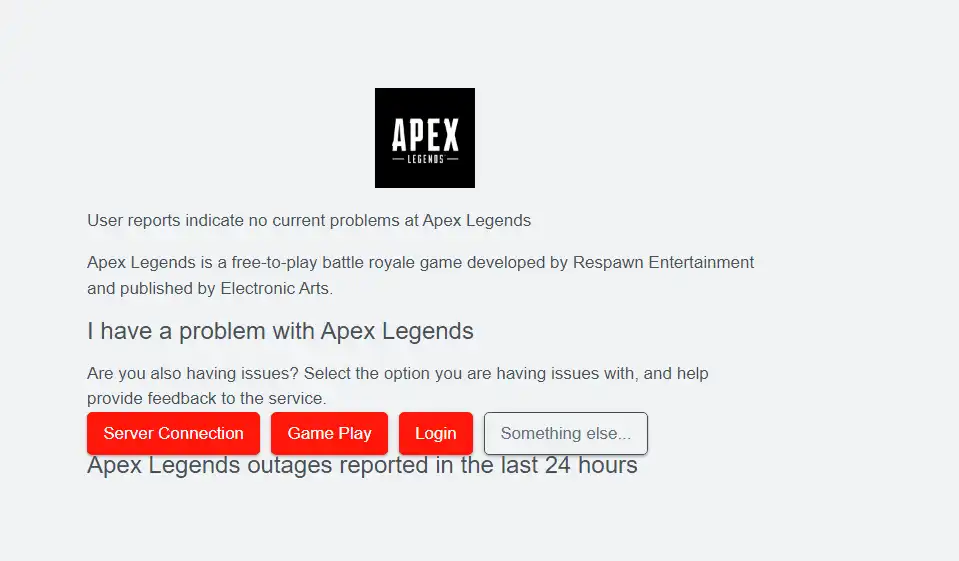 Apex Legends down? Current problems and outages