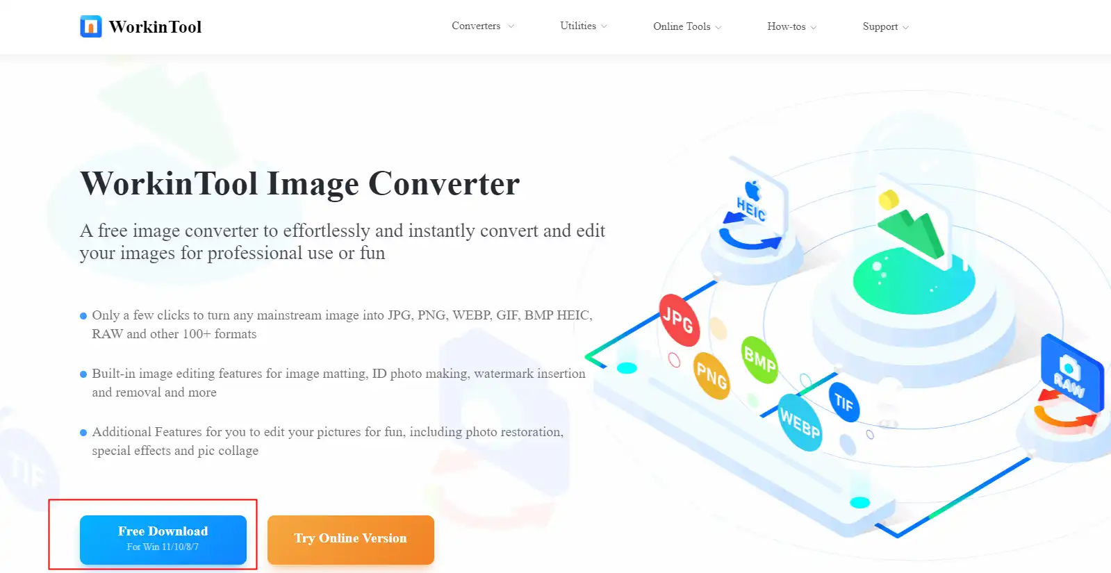 Online photo editor and image converter