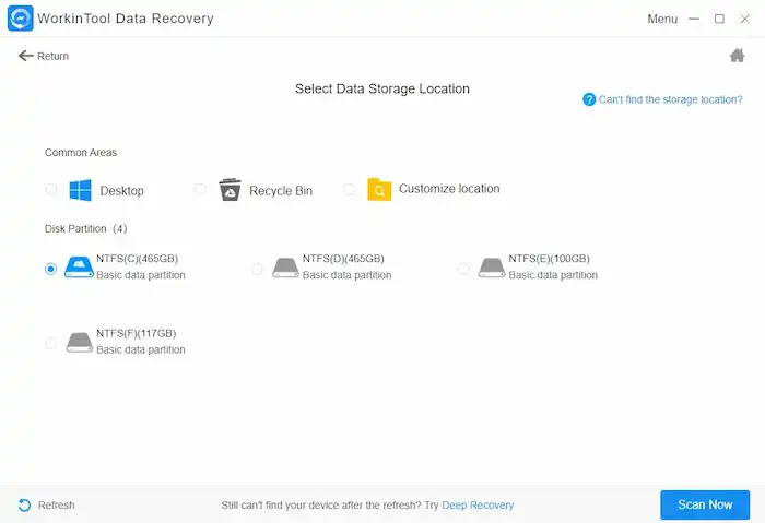 workintool data recovery deletion recovery