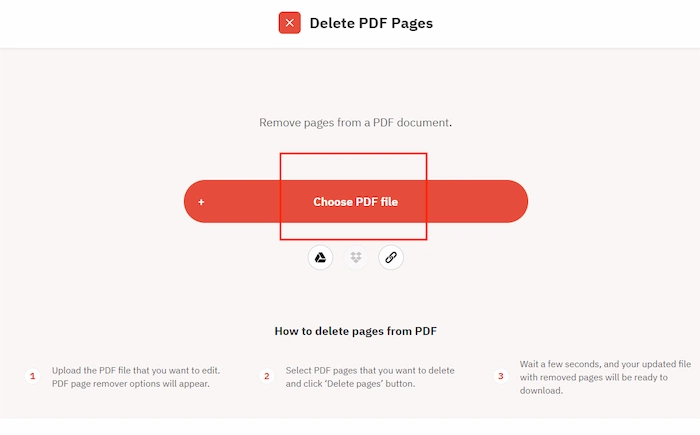 how to delete a page in pdf online