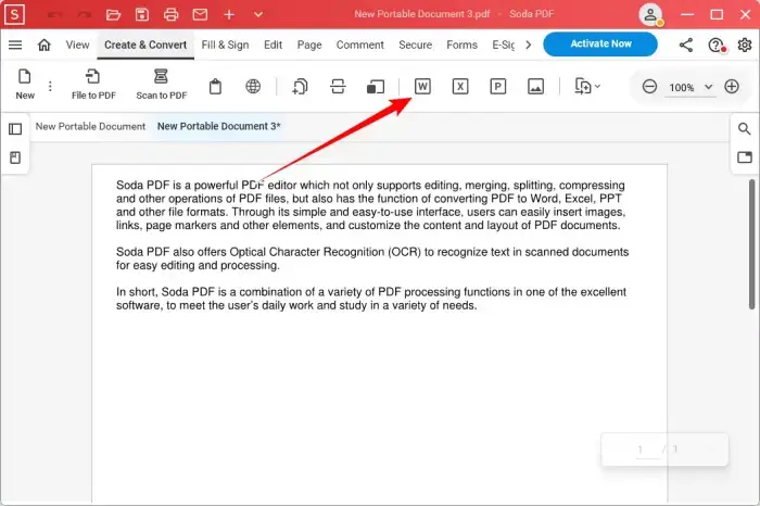 How to convert word to pdf3