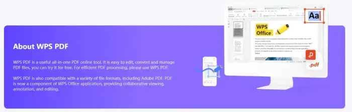 WPS PDF Tools