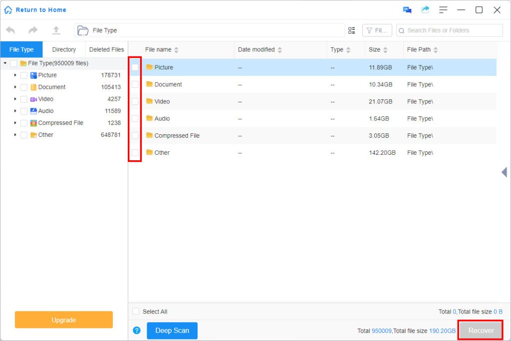 WorkinTool Data Recovery（step3）